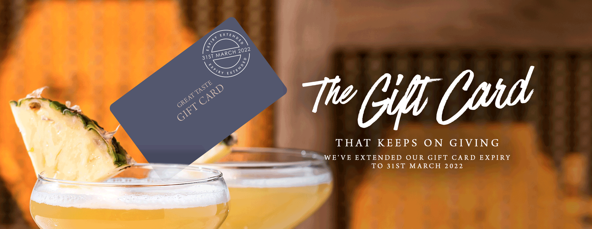 Give the gift of a gift card at The Horseshoes