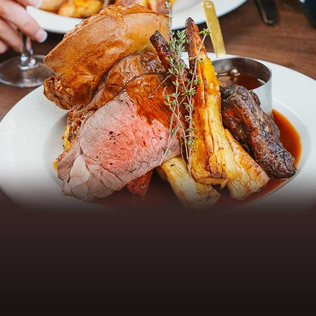 Sunday menu at The Horseshoes