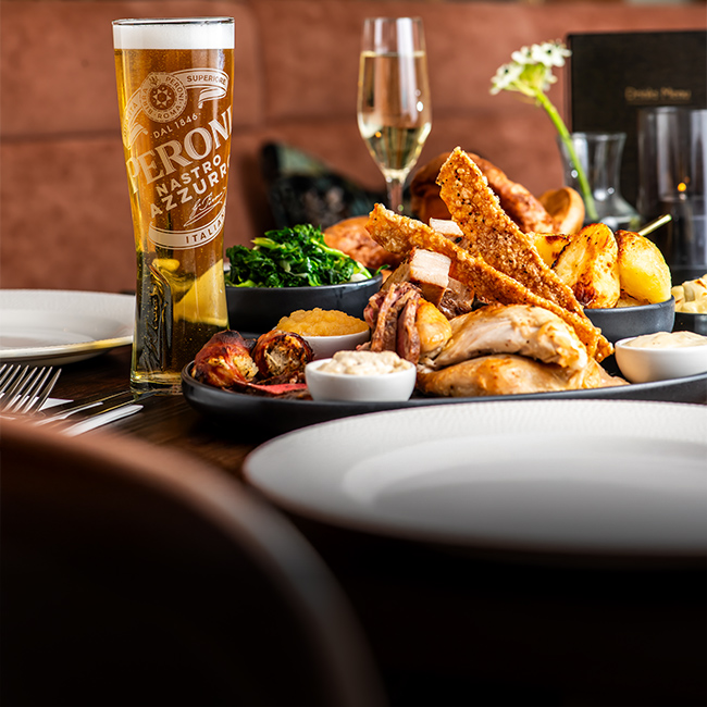 Wine & Drinks menu at The Horseshoes