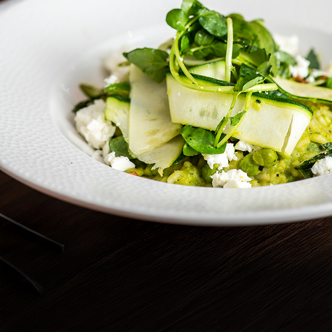 Vegan menu at The Horseshoes