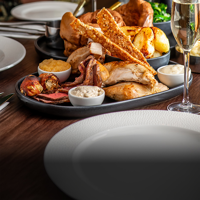 Sunday menu at The Horseshoes