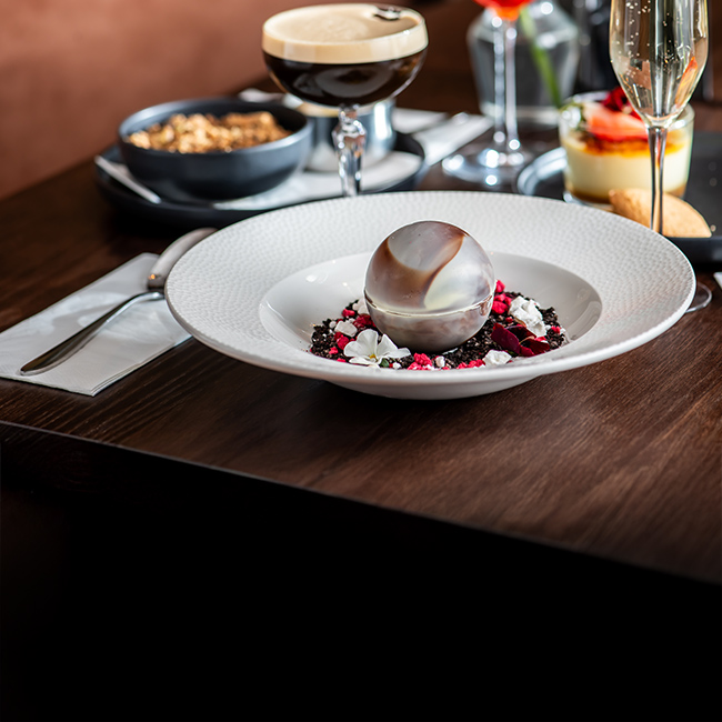 Dessert menu at The Horseshoes